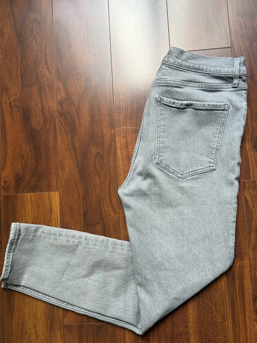 Agolde Nico High-Rise Slim Denim Jeans in Gray / Size 29